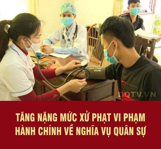 Mức xử phạt về việc không chấp hành lệnh gọi khám sức khỏe thực hiện Nghĩa vụ quân sự!